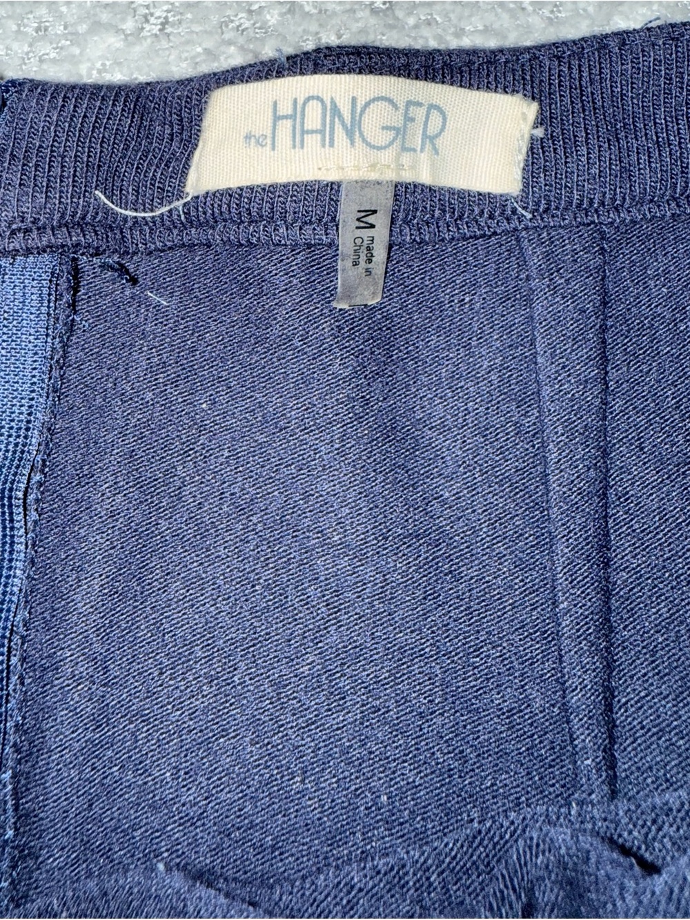 The Hanger Ribbed Navy Midi Skirt Set – Medium - Picture 7 of 9